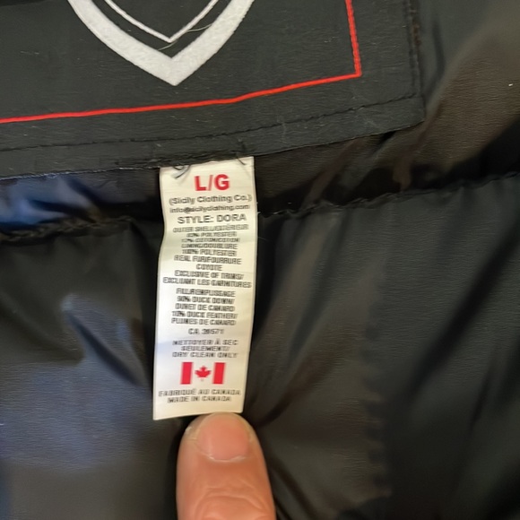 Sicily winter down coat with beautiful genuine fur trim hood - Picture 4 of 10